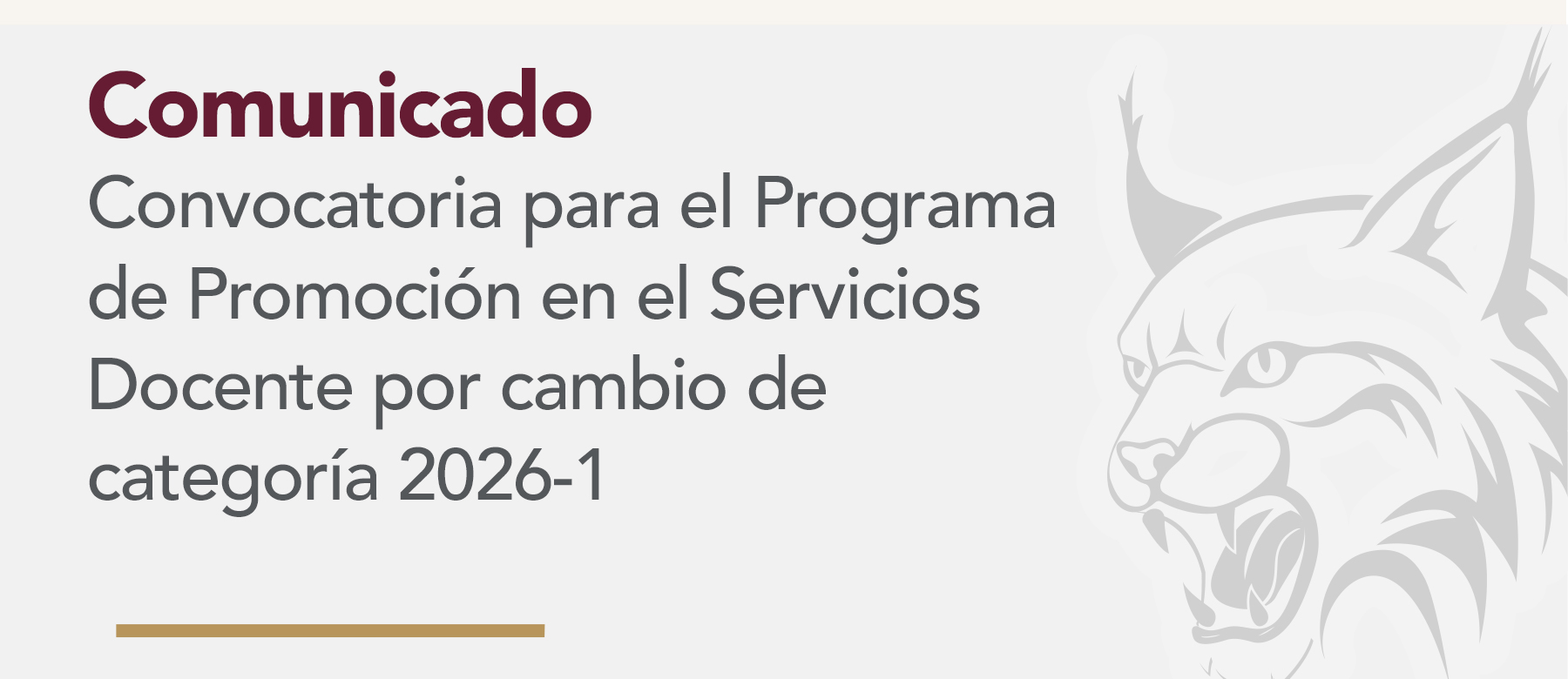 COMUNICADO